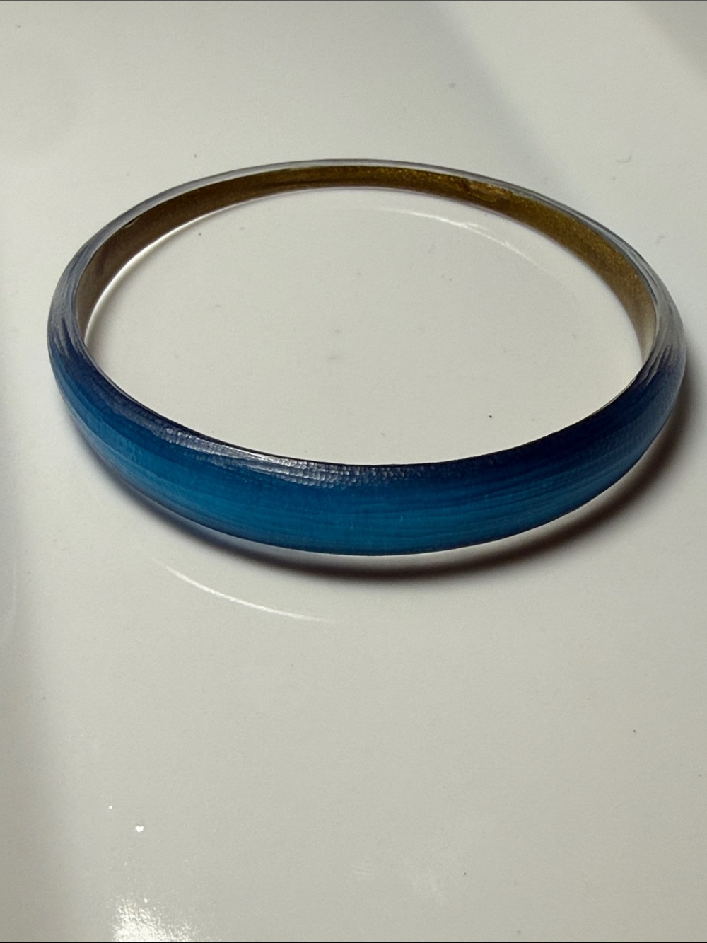 Alexis Bittar Blue Gradient Enamel Bangle